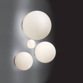 Nástenné svietidlo Artemide Dioscuri, IP65, Ø 25 cm