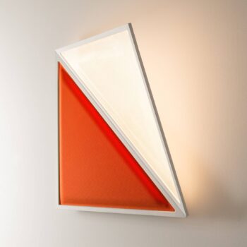 Nástenné svietidlo Artemide Flexia LED, oranžová