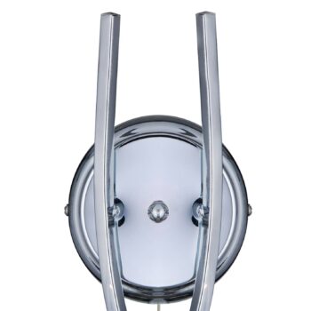 Nástenné svietidlo Ascona, 2-plameňové chróm