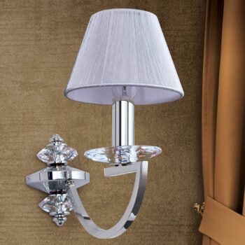 Nástenné svietidlo Avala, krištáľové aplikácie