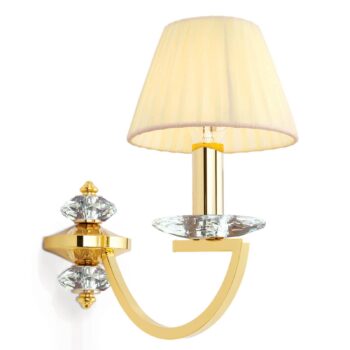 Nástenné svietidlo Avala z mosadze