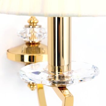 Nástenné svietidlo Avala z mosadze