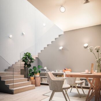 Nástenné svietidlo Axolight Orchid LED, piesková farba