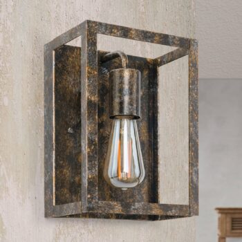 Nástenné svietidlo Cage vo vzhľade vintage