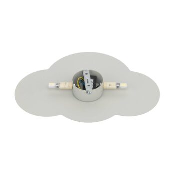 Nástenné svietidlo Cloud, béžová farba, oceľ, nepriame svetlo, 38 x 27 cm