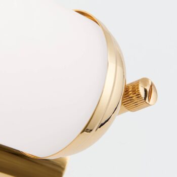 Nástenné svietidlo Elida, 1-plameňové v zlate