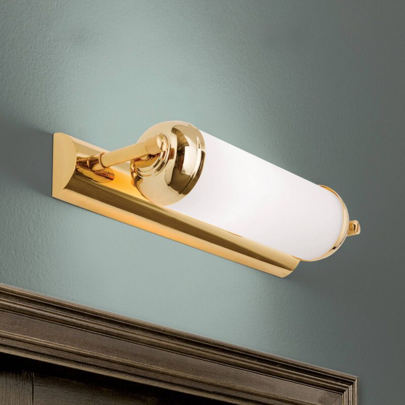 Nástenné svietidlo Elida, 1-plameňové v zlate Nástenné svietidlo Elida, 1-plameňové v zlate