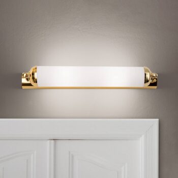 Nástenné svietidlo Elida, 2-plameňové v zlate