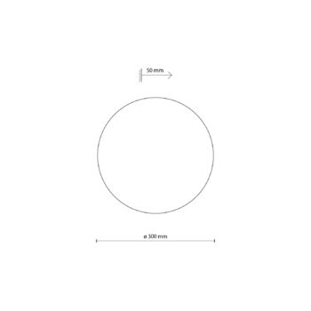Nástenné svietidlo Envostar Rito, svetlé drevo, Ø 30 cm