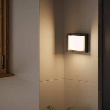 Nástenné svietidlo Forlight LED Creu, dĺžka 17 cm, čierne