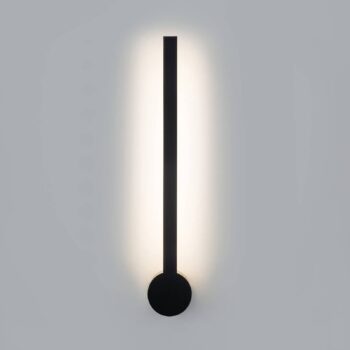 Nástenné svietidlo Forlight LED do kúpeľne Passeggio Nova, 40 cm, čierne