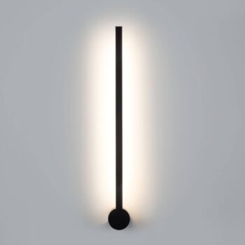 Nástenné svietidlo Forlight LED do kúpeľne Passeggio Nova, 60 cm, čierne