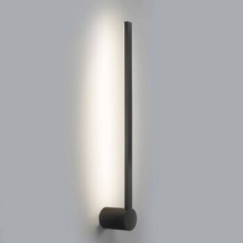 Nástenné svietidlo Forlight LED do kúpeľne Passeggio Nova, 60 cm, čierne