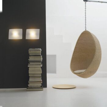 Nástenné svietidlo Foscarini Folio piccola, biele