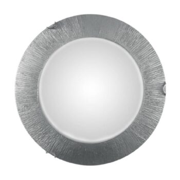 Nástenné svietidlo KOLARZ Moon Sun, strieborné, Ø 40 cm