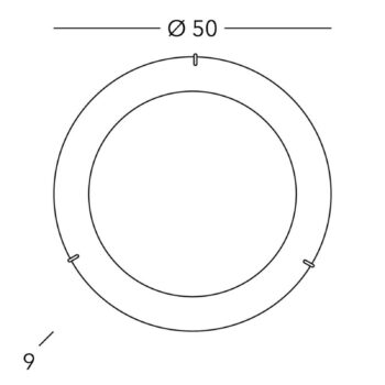 Nástenné svietidlo KOLARZ Moon Sun, zlaté, Ø 50 cm