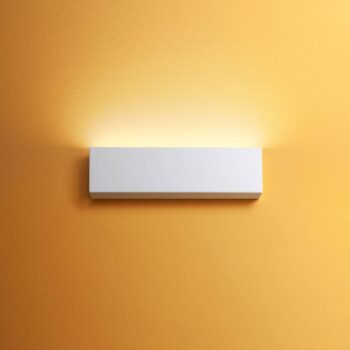 Nástenné svietidlo LED Box W2 bi-emission, W 31,9 cm, biela, 2700 K