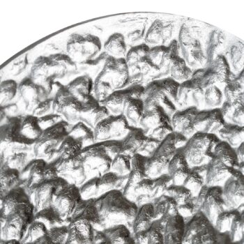 Nástenné svietidlo LED Meteor, Ø 27 cm, strieborná