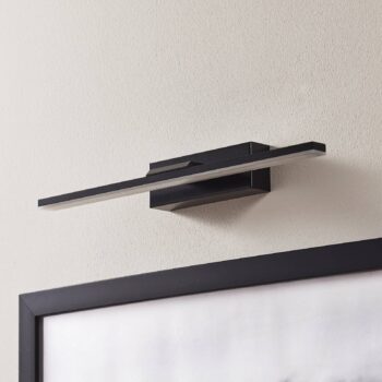 Nástenné svietidlo LED Miroir 40 cm čierne 3000K