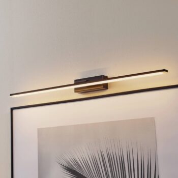 Nástenné svietidlo LED Miroir 80 cm čierne 3000K