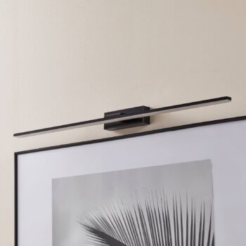 Nástenné svietidlo LED Miroir 80 cm čierne 4000K