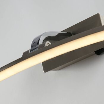 Nástenné svietidlo LED Santorini, šírka 50 cm, chróm, výklopné