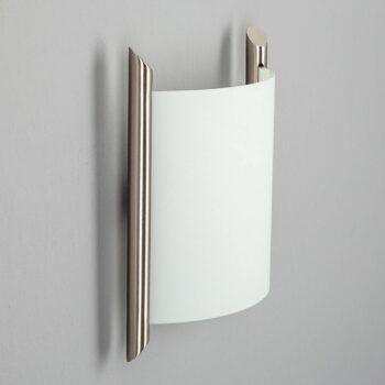 Nástenné svietidlo Lindby Filippa, 20 cm, nikel, sklo, E27