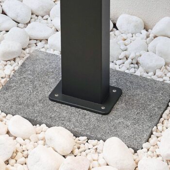 Nástenné svietidlo Lindby Ilvita LED, 60 cm, antracit, kov, IP54