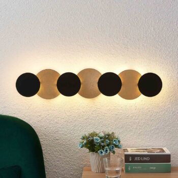 Nástenné svietidlo Lindby LED Grazyna, 72 cm, 7 svetiel, nastaviteľné