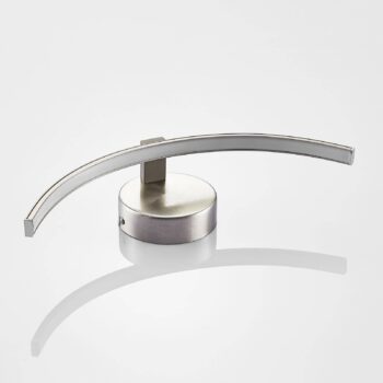 Nástenné svietidlo Lindby LED Iven, šírka 34 cm, nikel, 3 000 K