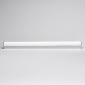 Nástenné svietidlo Lindby LED Philippa, hranaté, 89 cm, chróm, IP44