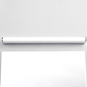 Nástenné svietidlo Lindby LED Philippa, zaoblené, 58 cm, chróm, IP44