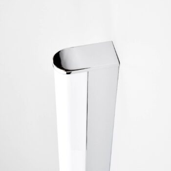 Nástenné svietidlo Lindby LED Philippa, zaoblené, 58 cm, chróm, IP44