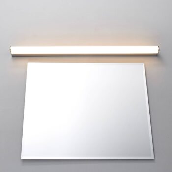 Nástenné svietidlo Lindby LED Philippa, zaoblené, 88 cm, chróm, IP44