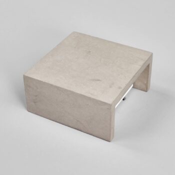 Nástenné svietidlo Lindby LED Yva, sivé, betón, 13 x 13 cm, hore/dole