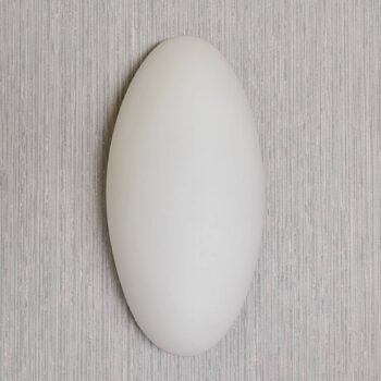 Nástenné svietidlo Lucande Jemima, 24 cm, sklo, eliptické