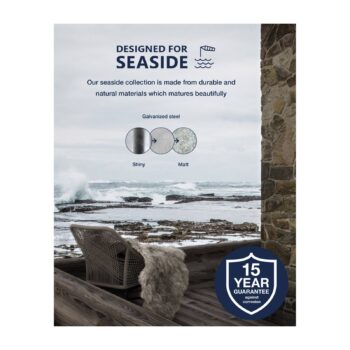 Nástenné svietidlo Luxembourg pozinkované – IP54