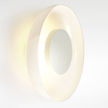 Nástenné svietidlo MARSET Aura LED, Ø 25 cm, opál