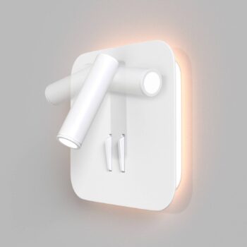 Nástenné svietidlo Maytoni Ios 176 LED, hranaté, biele