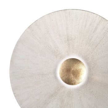 Nástenné svietidlo Moon Sun, Ø 54 cm, bielo/zlaté