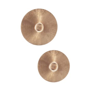 Nástenné svietidlo Moon Sun, Ø 54 cm, zlaté