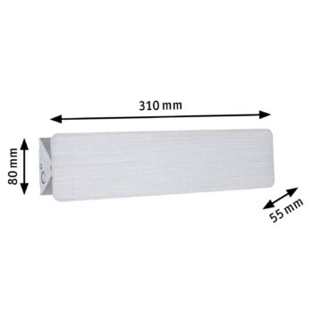 Nástenné svietidlo Paulmann Katla LED, šírka 31 cm