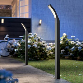 Nástenné svietidlo Philips LED Splay, 96 cm, 2 700 K, antracit, IP44