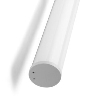 Nástenné svietidlo Pirgos LED, šírka 200 cm, biela, plast