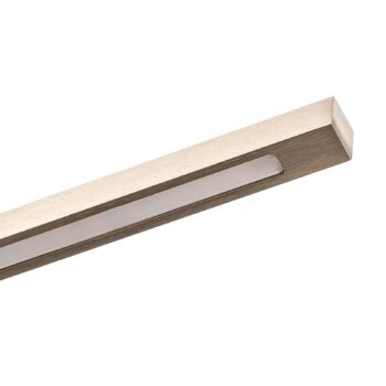 Nástenné svietidlo Quitani LED Tolu, nikel, 45 cm