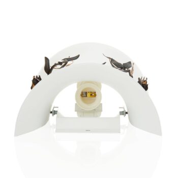 Nástenné svietidlo Rose so skleneným tienidlom