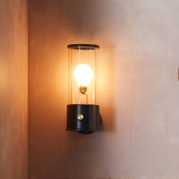 Nástenné svietidlo Tala Muse Portable, LED lampa E27, čierna