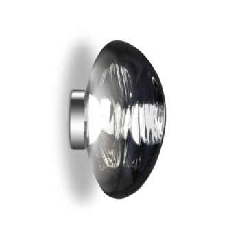 Nástenné svietidlo Tom Dixon LED Melt Surface, Ø 50 cm, chróm