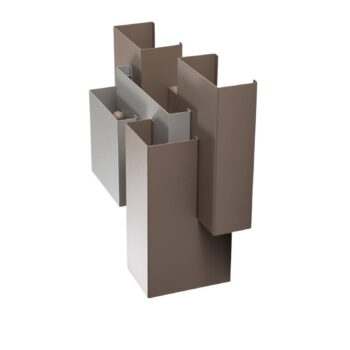 Nástenné svietidlo Wall, béžová farba, 5 x G9, oceľ