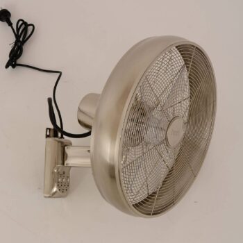 Nástenný ventilátor Beacon Breeze chrómová farba/čierna Ø 41 cm tichý